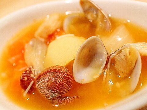 お味噌汁の代わりに 簡単野菜とあさりのブイヤベース レシピ 作り方 By Seika A 楽天レシピ お味噌汁の代わりに 簡単野菜とあさりのブイヤベース レシピ 作り方 By Seika A 楽天レシピ
